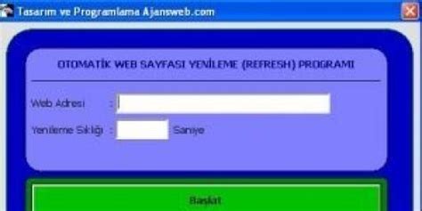 sayfa yenileme programı